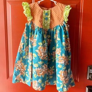 Eleanor Rose girls dress. Size 5-6